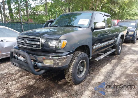 2000 Toyota Tundra Sr5 V8 из США, поврежденный, VIN 5TBBT4414YS120251